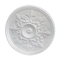Médaillon décoratif en plâtre rond pour plafond, panneau décoratif pour la décoration murale intérieure