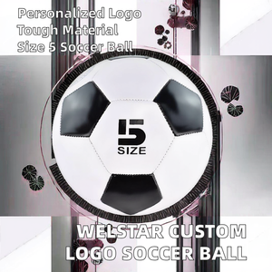 For Custom Logo Training <b>Match</b> Soccer Ball PVC Size 5 Personalized Printed Logo 0.41-0.44kg Indoor/Outdoor Packaging Carton - Product Image 2