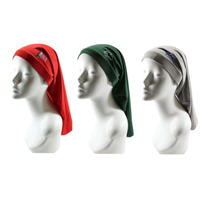 Capuchon unisexe Spandex Dreadlocks <span class=keywords><strong>en</strong></span> vrac chaud <span class=keywords><strong>sous</strong></span> le Tube d'écharpe pour Turban enveloppes de tête de couleur unie Stretch Loc Dread Bonnets avec Logo - Product Image 4