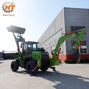HANTORQ 942-45 Professionele Fabrikant Nieuwe Graaflader 4x4 1 Ton Mini Wiellader met EPA-motor Aangepaste Aanbouwdelen - Product Image 2
