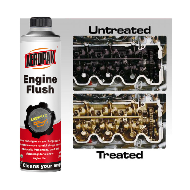Aeropak 300ml Aerosol Eco-friendly Deeply Car Engine Flush Oil Extends Oil Life Cleaning Liquid Lubricating ISO9001 Certified