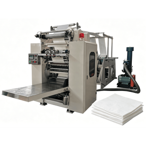 Machine à plier le papier en V entièrement automatique <span class=keywords><strong>de</strong></span> 6 L pour la production <span class=keywords><strong>de</strong></span> mouchoirs en papier avec certification CE, vitesse <span class=keywords><strong>de</strong></span> 60 à 100 m/min - Product Image 1