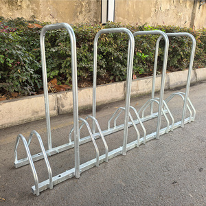 Support de vélo rond en acier galvanisé à chaud pour extérieur, pour parcs publics, pour le rangement des vélos - Product Image 3