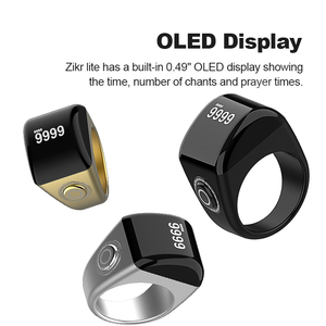 แหวนอัจฉริยะ Equantu Muslim Zikr สำหรับนับซิกร ทำจากพลาสติก พร้อมฟังก์ชั่นเตือนเวลาละหมาด 5 เวลา และนาฬิกาปลุกอะซาน - Product Image 5