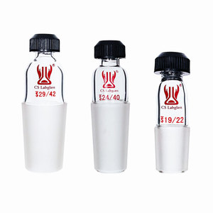 Adaptateurs <span class=keywords><strong>de</strong></span> raccordement pour thermomètre en verre borosilicate à paroi épaisse, droits, pour fournitures <span class=keywords><strong>de</strong></span> <span class=keywords><strong>laboratoire</strong></span> <span class=keywords><strong>de</strong></span> <span class=keywords><strong>chimie</strong></span> CS Labglass - Product Image 2