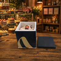 Boîte à gâteau en carton blanc de qualité supérieure de 10 pouces (30*30*25 cm) - Vente directe d'usine en stock
