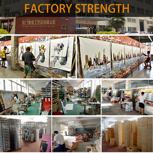 キャンバスフレームに手作り抽象的な大きな壁の絵画Wabi-Sabiスタイルの装飾 - Product Image 5