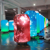 Pantalla LED con Forma Personalizada y Móvil, Diseño con Paneles LED Flexibles Creativos, Pantalla LED Especial para Latas