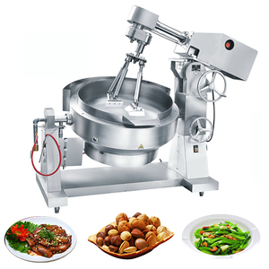 Bouilloire pré-fabriquée à la vapeur, de petite capacité de 50 litres, bouilloire pour sauce, fromage, compere et riz - Product Image 6