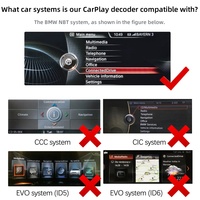 Système Linux 10.25 pouces sans fil CarPlay Android Auto lecteur multimédia de voiture pour BMW 1 2 3 4 5 6 7 série NBT Navigation