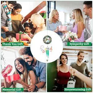 กระดิ่งลมฮัมมิ่งเบิร์ดพร้อมสปินเนอร์ของตกแต่งสวนลานกลางแจ้งชิ้นส่วนเคลื่อนไหวสำหรับการตกแต่งกลางแจ้งไอเดียของขวัญ - Product Image 5