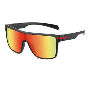 Gafas de Sol Deportivas Polarizadas con Protección UV400, Resistentes al Viento, con Lentes TAC y Marco de PC, con Logotipo Personalizado, Unisex, a la Moda, al por Mayor - Product Image 1