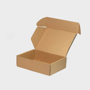 Offre Spéciale Boîte Pliante en Carton Ondulé Noir Boîte d'Expédition pour Vêtements T-Shirt - Product Image 5