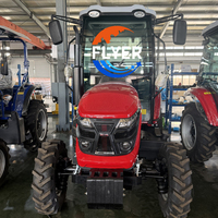 Tracteur à roues 4x4 de petite taille 45 CV avec cabine/pare-soleil pour usage agricole - Excellent rapport qualité-prix