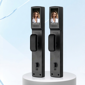 Serrure Intelligente Tuya avec Empreinte Digitale, Mot de Passe, Reconnaissance Faciale, Wi-Fi, Stockage Cloud, Acier Inoxydable, Application Tuya, Porte de Classe C - Product Image 1