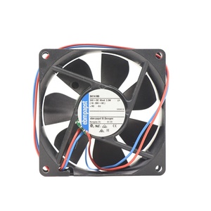 Ventilateur axial de refroidissement ebmpapst 8414NG 8CM 80*80*25mm 24VDC 2W 40.6CFM 3100RPM à roulement à manchon pour module de batterie, armoire et onduleur - Product Image 1