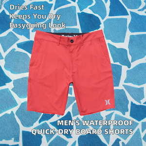 กางเกงขาสั้นชายลำลองกันน้ำ ระบายอากาศ แห้งเร็ว ลายพิมพ์ ขายดี สำหรับฤดูร้อน ชายหาด โต้คลื่น ว่ายน้ำ สไตล์ยุโรป อเมริกา - Product Image 2