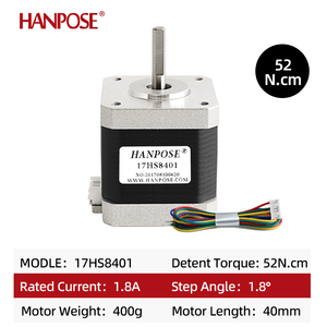 Nema17 <strong>Stepper</strong> Motor 17HS8401 48mm 1.8 Step Angle and 4 Port Connector Standard for Motors for 3D Printer <strong>Stepper</strong> Motor Nema17 - Product Image 2