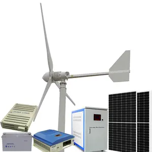 Système de production d'énergie éolienne horizontale 3kw 5kw 10KW 15KW 20KW