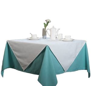 Bianco Nero del commercio all'ingrosso Avorio Partito Del Poliestere Tovaglia Rotonda Piazza Rettangolare Tavola di Nozze panno - Product Image 6