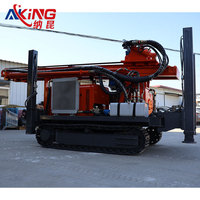 Foreuse hydraulique diesel montée sur chenilles 260 pour applications de forage géologique