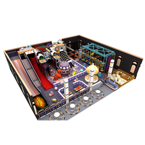 Aire de jeux intérieure sur le thème du futur magique personnalisée, aire de jeux en sable, toboggan pour enfants - Product Image 4