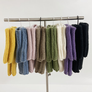 <span class=keywords><strong>Guanti</strong></span> Caldi in Cashmere da Donna con Dita Aperte, Protezione Polso Lavorata a Maglia, Protezione Braccia Invernale, <span class=keywords><strong>Guanti</strong></span> Senza Dita in <span class=keywords><strong>Lana</strong></span> Lavorata a Maglia per Ragazze - Product Image 3