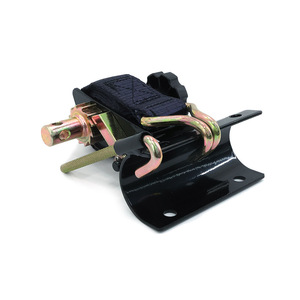 New Temple Ratchet Strap With <b>J</b> <b>Hook</b> And Round Tube Mount For Roof Rack Cargo Securement One Piece Set - Product Image 2
