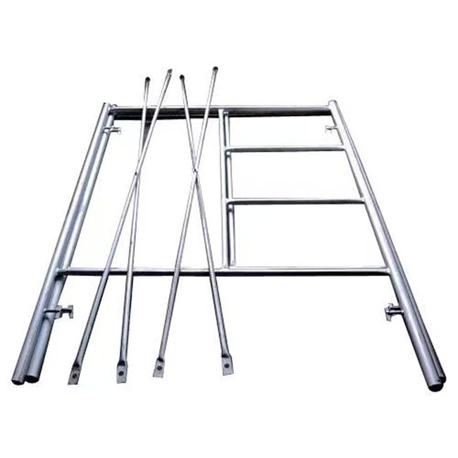 Scaffolding Metal H frames with Braces