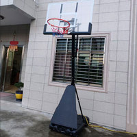 Soporte de Baloncesto Portátil y Ajustable de Alta Calidad con Tablero, Suministro de Fábrica, Mejor Precio, Profesional, para Exteriores