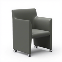 Chaise de bureau pivotante moderne en tissu PU rembourrée pour la maison, le bureau, l'hôpital, le salon, la chambre à coucher, la salle à manger - Vente directe d'usine
