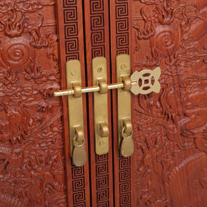 Elegant Luxury Handmade American Style Wooden Cedar <b>Wood</b> Lacquer Finish Travel Cigar Cabinet Humidor with Humidifier Gift Box - Product Image 4