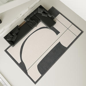 Tapis et carpettes abstraits, style dessin animé, fabrication mécanique, grande taille, tapis de lit pour salon et chambre à coucher - Product Image 1