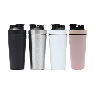 Beauchy 304 stainless Steel 750ML Metal Protein Shaker Bottle with own design