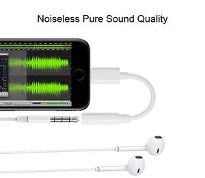 สายอะแดปเตอร์หูฟัง UUTEK 8 พิน เป็น 3.5 มม. สำหรับ <span class=keywords><strong>iPhone</strong></span> สายสัญญาณเสียง 3.5 มม. TS/TRS/<span class=keywords><strong>TRRS</strong></span> - Product Image 4