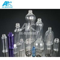 AK-32 Manuel D'eau Minérale Pour Animaux de compagnie En Plastique Bouteille Faisant La Machine Prix/Machine de Soufflage de bouteille