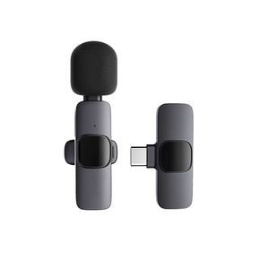K9 <b>Wireless</b> Lavalier <b>Microphone</b> 2.4G Noise Cancelling For Mobile Phones Vlogging TikTok Broadcasting - Product Image 1