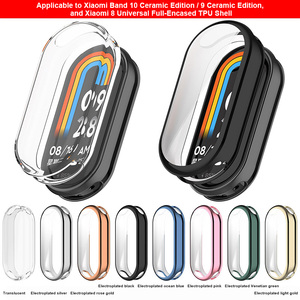 Forwelleny souple Flexible TPU placage anti-rayures léger étui complet pour Xiaomi Band 10 9 8 NFC housse de protection en Silicone - Product Image 2