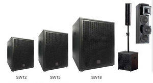 SW active 12inch 15inch 18inch 1000W 1400W 2000W powered Subwoofer <b>Speakers</b> for club KTV Party stage - Product Image 2