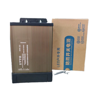 Alimentation LED extérieure 12V 300W, pilote de lumière linéaire publicitaire étanche à la pluie, tensions d'entrée multiples (240v 220v 230v 200v)
