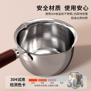 Stainless Steel Oil Pouring Pan Round Non Stick Easy Clean Frying Spoon - Product Image 2