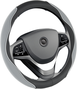 Housse de <span class=keywords><strong>volant</strong></span> en cuir PU, couverture de haute qualité, universel, <span class=keywords><strong>volant</strong></span> de voiture, à la mode, livraison directe depuis l'usine - Product Image 3