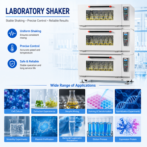 Incubadora de Laboratorio con Agitación y Sistema de Refrigeración 4-60 ° C, 0-300 rpm para la Expresión de Proteínas y la Investigación sobre Cultivos de Bacterias - Product Image 1