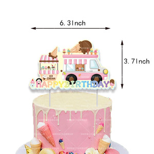 Баннер на день рождения с изображением мороженого - Product Image 6