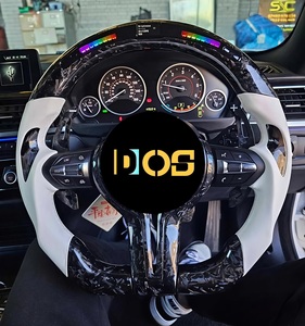 Volante <span class=keywords><strong>Deportivo</strong></span> LED de Fibra de Carbono y Alcántara Personalizado de Fábrica, Compatible con <span class=keywords><strong>BMW</strong></span> <span class=keywords><strong>I8</strong></span> I3 - Product Image 3
