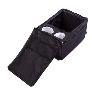 Organizador de Asiento Trasero de Coche de Lujo, Informal, Gran Capacidad, Portátil y Fácil de Limpiar, con Cierre de Cremallera, <span class=keywords><strong>2</strong></span> Portavasos y 10 Bolsillos Laterales - Product Image 3