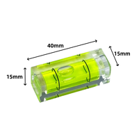 Niveau à bulle miniature carré 10x10x29mm, petit niveau à bulle, niveaux à bulle non magnétiques, outils de mesure de précision pour la mise en page