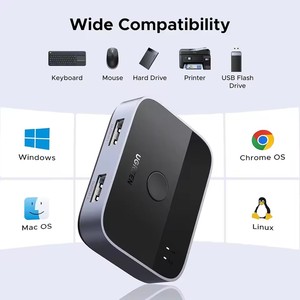 <span class=keywords><strong>Commutateur</strong></span> KVM USB 3.0 UGREEN <span class=keywords><strong>2</strong></span> entrées <span class=keywords><strong>2</strong></span> sorties, <span class=keywords><strong>2</strong></span> ports, double moniteur, affichage étendu, séparateur <span class=keywords><strong>HDMI</strong></span>, matrice KVM pour <span class=keywords><strong>PC</strong></span>, TV, ordinateur portable - Product Image 6