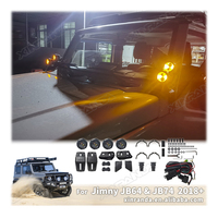 Accessoires Jimny JB74 Support de fixation de phare double pour montant A pour Suzuki Jimny JB74W JB64W 2018 2019 2020 2021 2022 2023 2024