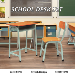 Silla de Escritorio Individual Comercial Moderna Fija para Escuela, de Acero y Contrachapado, Color Personalizado, OEM/ODM, Modelo Aoyasi PT-106H - Product Image 4